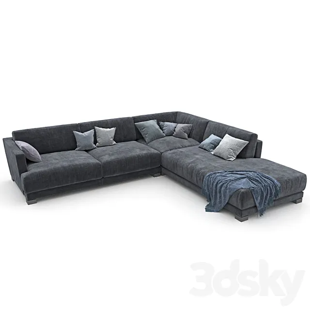 Sofa 406 – Natuzzi_Erasmo 2716_var 3D Model