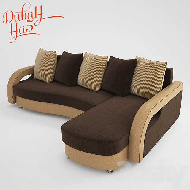 Sofa 5 Verdi-2 3DModel