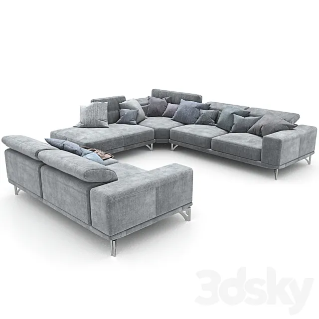 Sofa 510 – Italo 2983 3D Model Sofa 510 – Italo 2983 3D Model