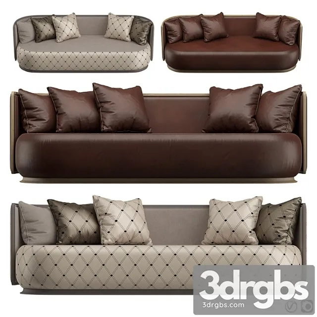 Sofa 6101-3 kir royal 3D Model Download