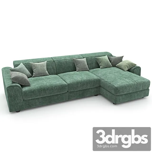 Sofa 79 – natuzzi attesa2827 2 3D Model Download