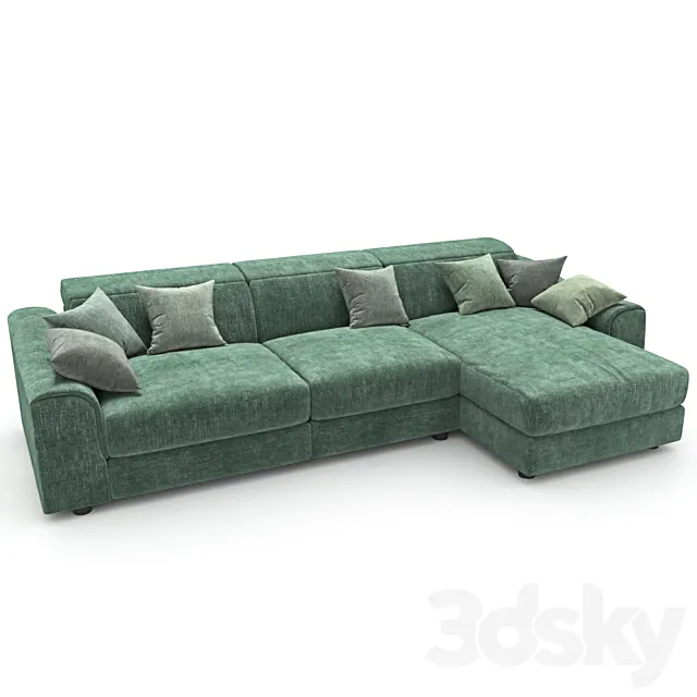 Sofa 79 – Natuzzi Attesa2827 3D Model