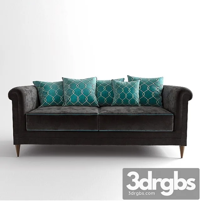Sofa A071 De La Vega 3D Model Download