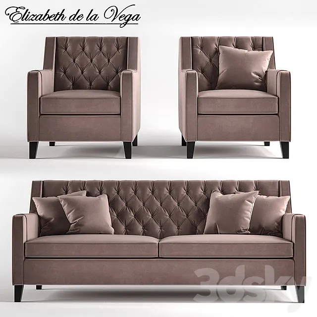 Sofa A49. armchair C49 3DModel Sofa A49. armchair C49 3DModel