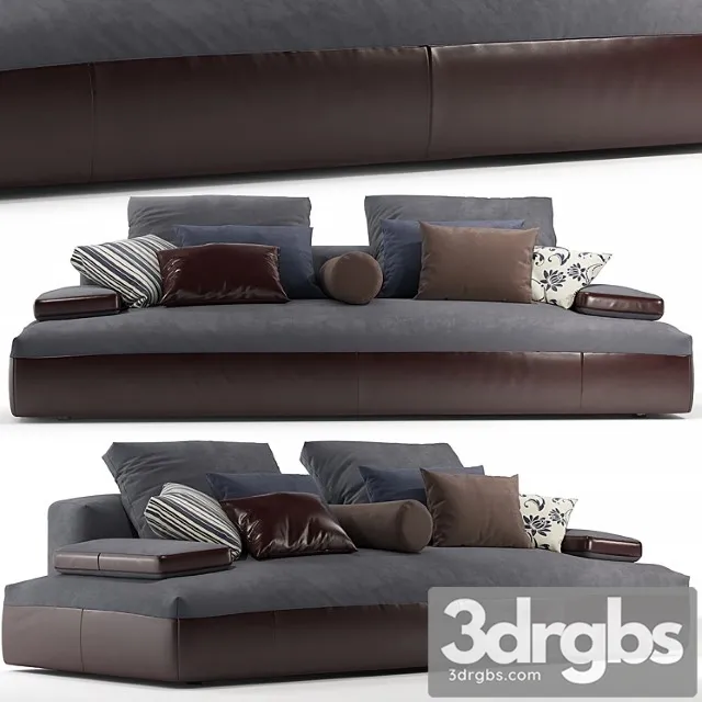 Sofa abcinterni glow in 2 3D Model Download