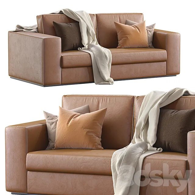 Sofa Alhambra Leather 3DModel Sofa Alhambra Leather 3DModel