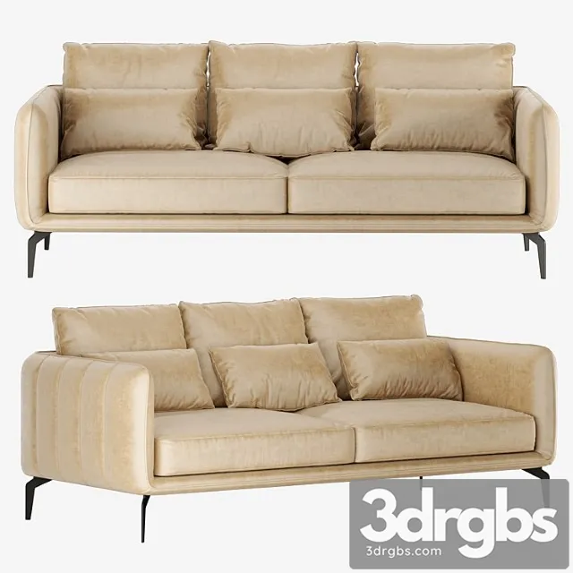 Sofa Amsterdam 3 seater 2 3D Model Download