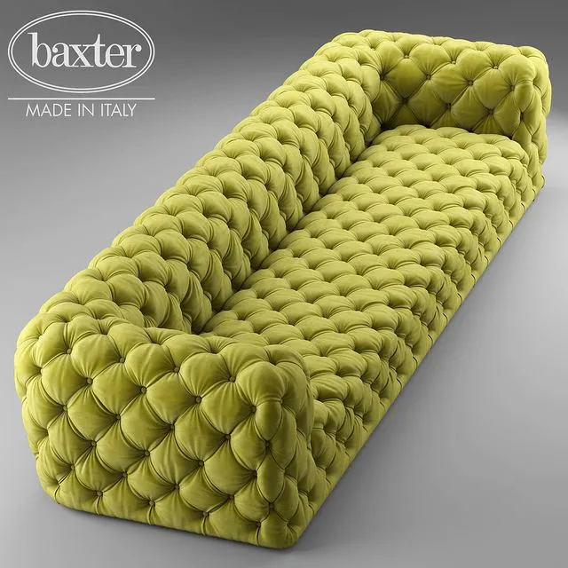 Sofa and chair baxter CHESTER MOON 3D Model