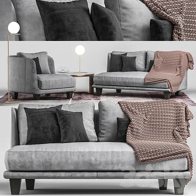 sofa and chair Moroso Gimme More by Diesel 3D Model sofa and chair Moroso Gimme More by Diesel 3D Model