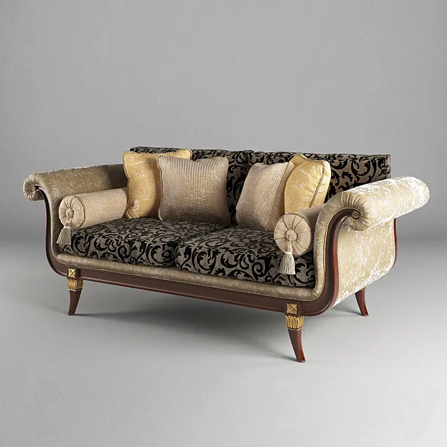 Sofa Angelo Cappelini art.1493 3DModel