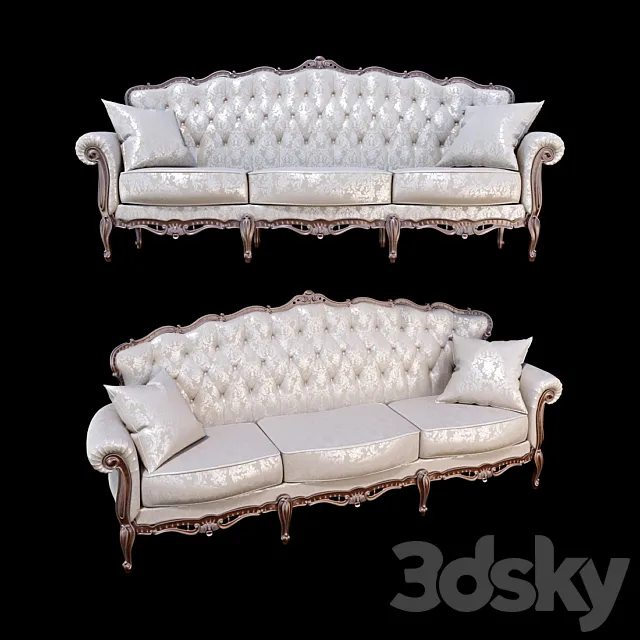 Sofa Angelo Cappellini AUSTEN 3D Model