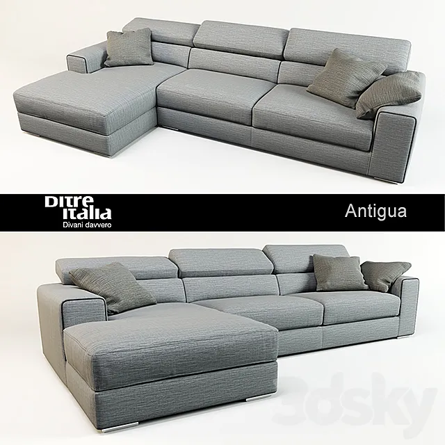 Sofa Antigua _ Ditre Italia 3DModel Sofa Antigua _ Ditre Italia 3DModel