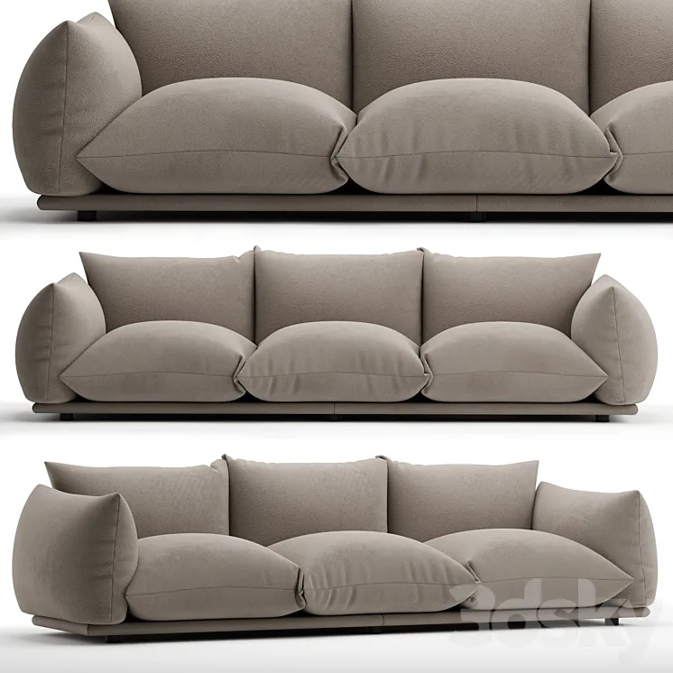 Sofa Arflex Marenco 3D Model Free Download