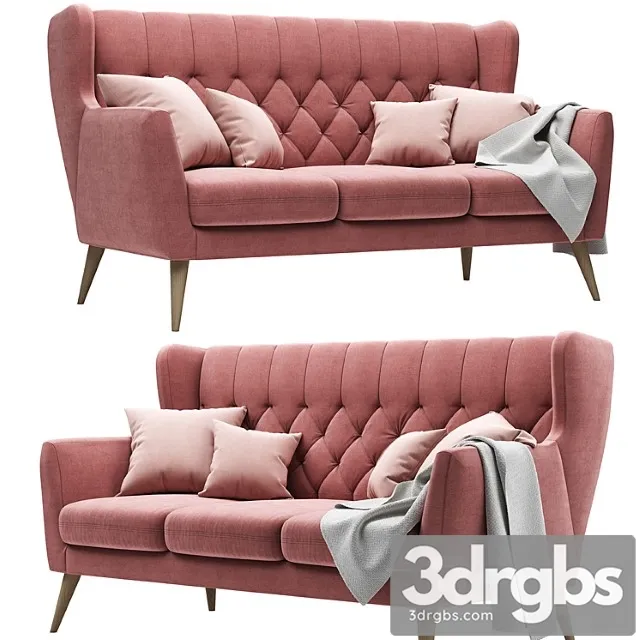 Sofa aria (3-seater) 2 3D Model Download