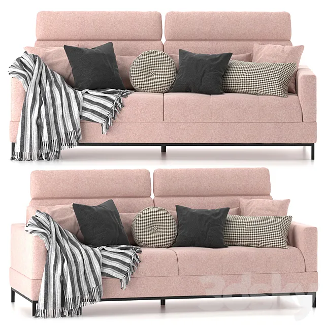 Sofa ariel 3D Model Sofa ariel 3D Model