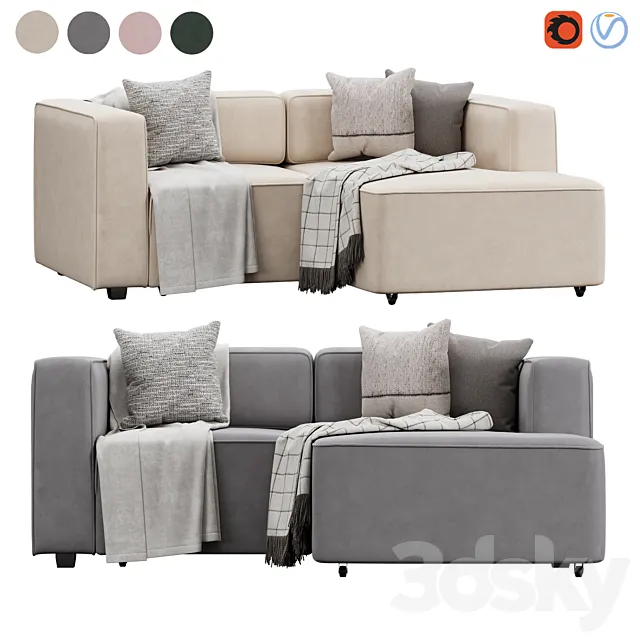 Sofa Aront Mini divan.ru 3D Model Sofa Aront Mini divan.ru 3D Model