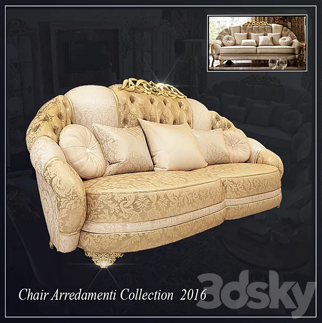 Sofa Arredamenti Collection 2016 3DModel Sofa Arredamenti Collection 2016 3DModel