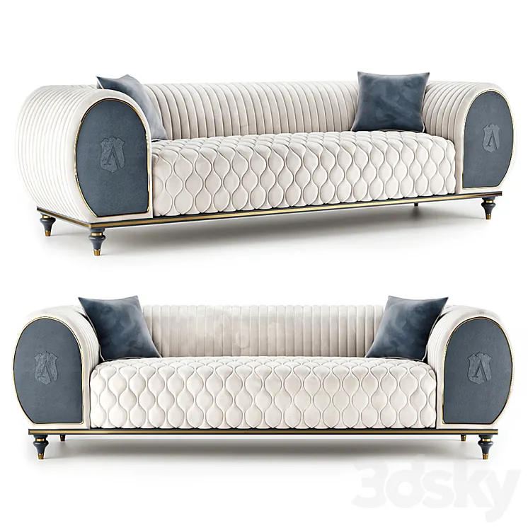 Sofa artdeco 3D Model Free Download Sofa artdeco 3D Model Free Download