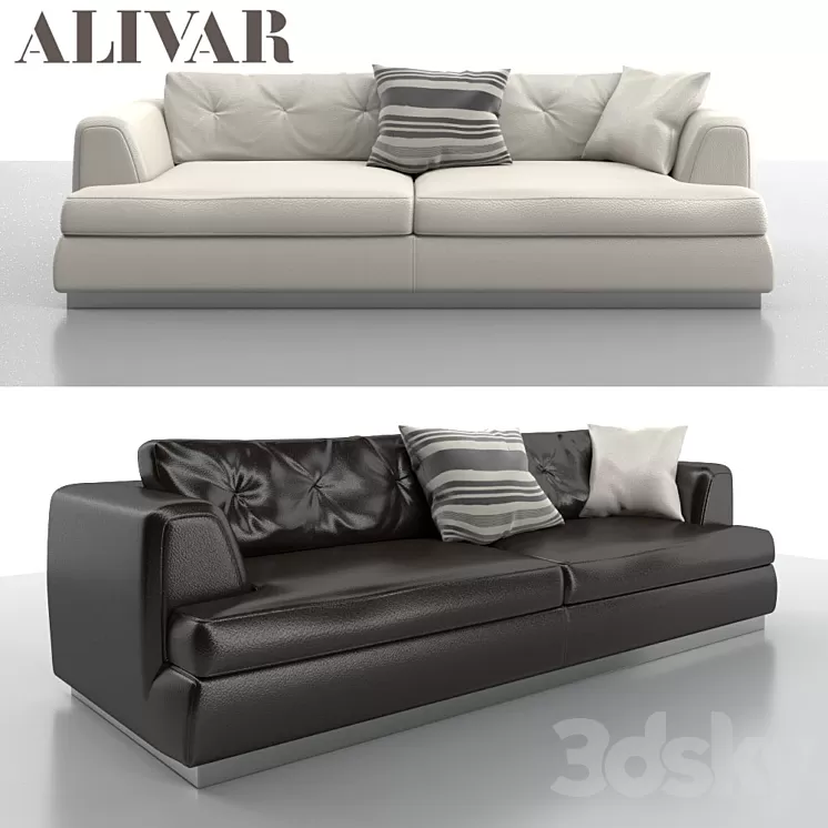 Sofa Ascot ALIVAR Factory 3D Model