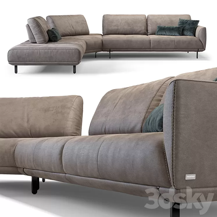 Sofa ASSAGO NICOLINE 3D Model