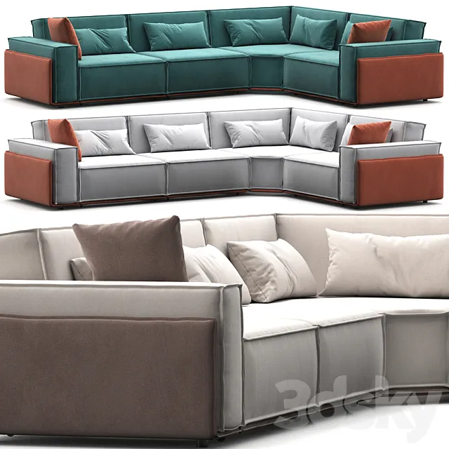 Sofa Asti 689073 GORGEOUS FURNITURE 3D Model Sofa Asti 689073 GORGEOUS FURNITURE 3D Model