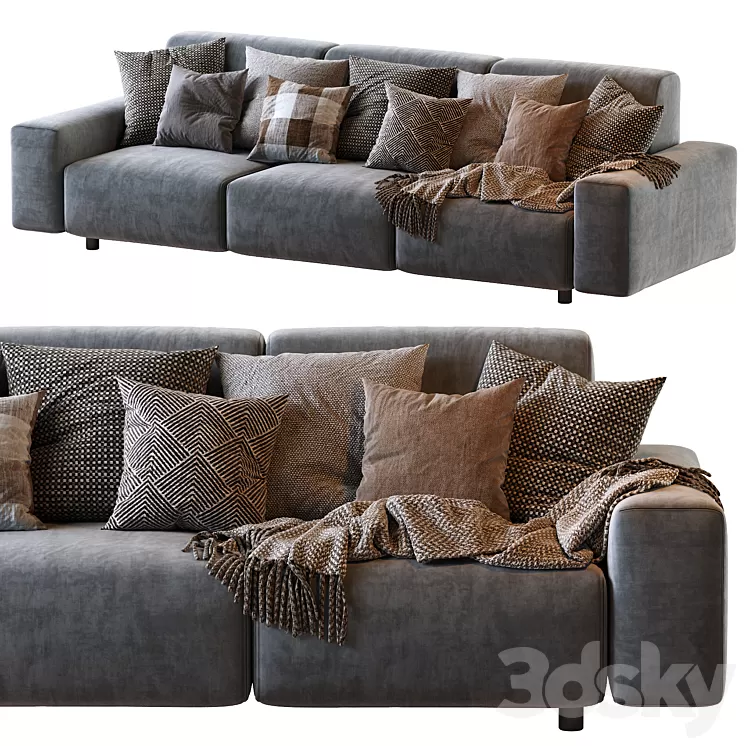 Sofa ASTON 3 3D Model Sofa ASTON 3 3D Model