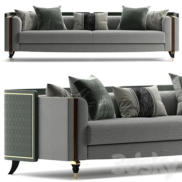 Sofa aston martini 3D Model Sofa aston martini 3D Model