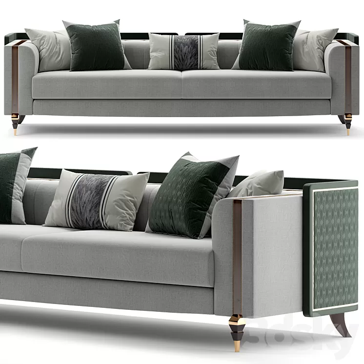 Sofa aston martini 3D Model Free Download