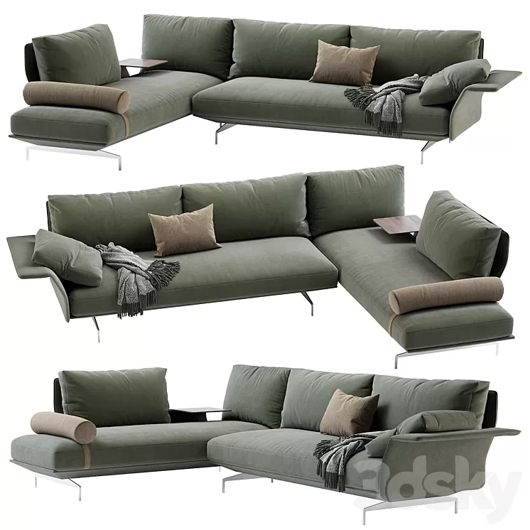 Sofa Avant Apres by Saba 3D Model Free Download