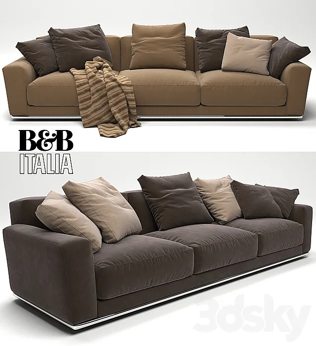 Sofa B & B Italia 3D Model Sofa B & B Italia 3D Model