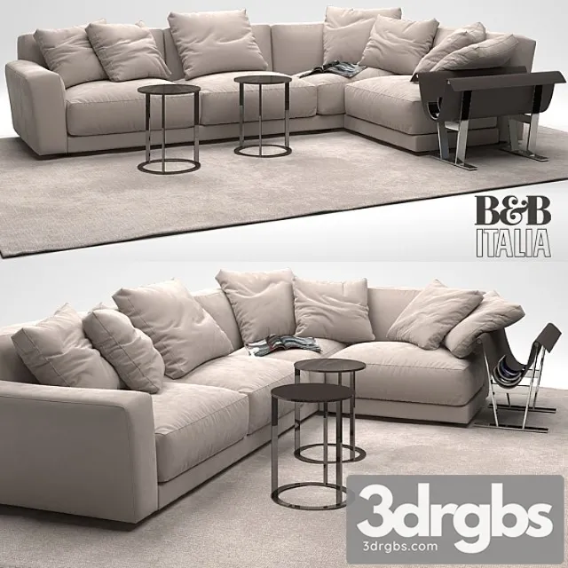 Sofa B B Italia 4 3D Model Download