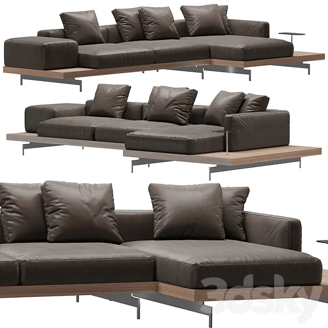 Sofa B & B italia Dock model 3 3DModel