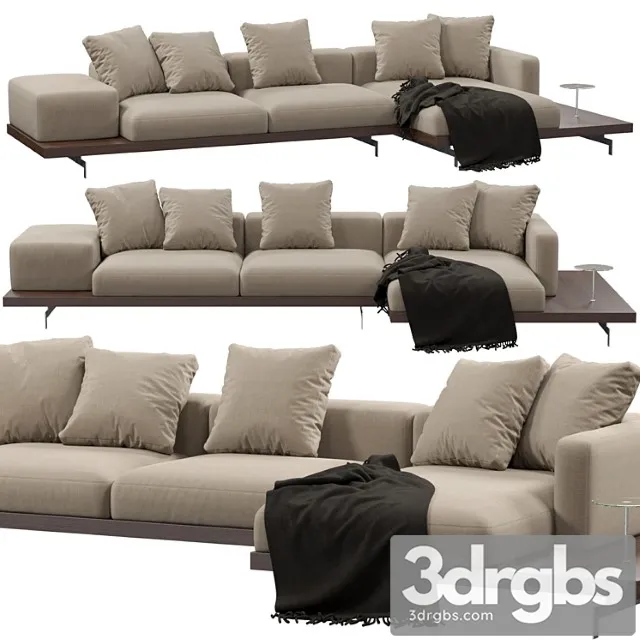 Sofa B B Italy Dock 3D Model Download