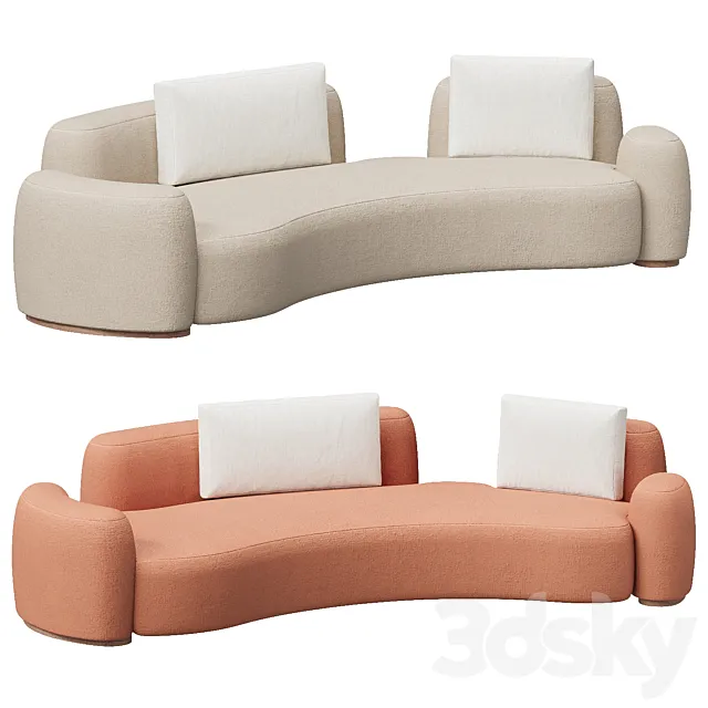 Sofa BABA by GISBERTPOPOEPPLER 3D Model Sofa BABA by GISBERTPOPOEPPLER 3D Model