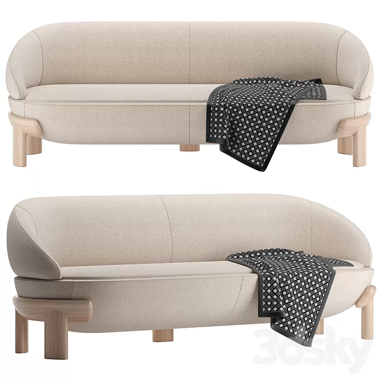sofa Bagatelle Biais BY MAXIME BOUTILLIER 3D Model sofa Bagatelle Biais BY MAXIME BOUTILLIER 3D Model