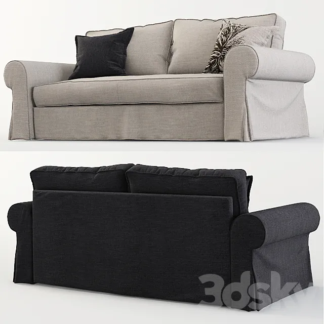 Sofa BAKKABRU 3D Model Sofa BAKKABRU 3D Model