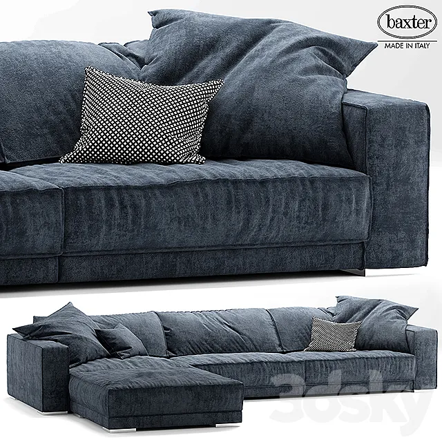 Sofa baxter BUDAPEST SOFT 3DModel