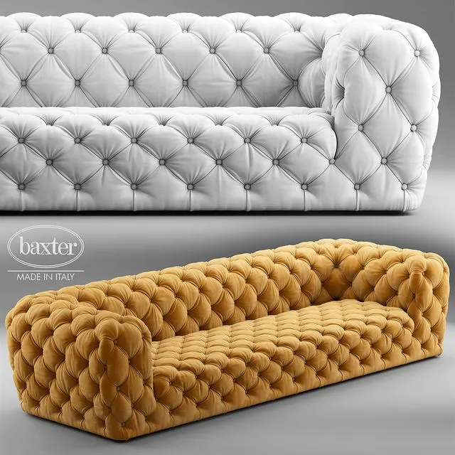 Sofa baxter CHESTER MOON 3D Model Sofa baxter CHESTER MOON 3D Model