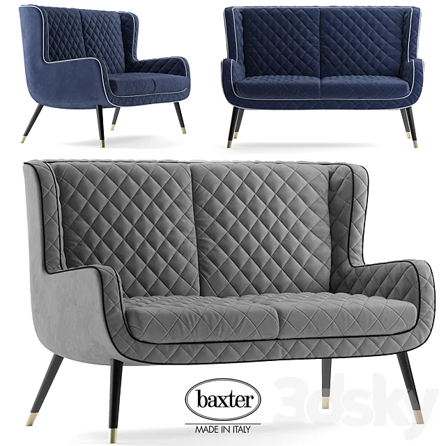 Sofa baxter dolly 3D Model