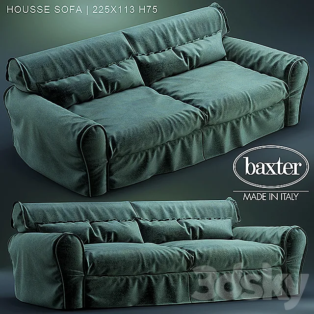 Sofa baxter HOUSSE SOFA 3D Model Sofa baxter HOUSSE SOFA 3D Model