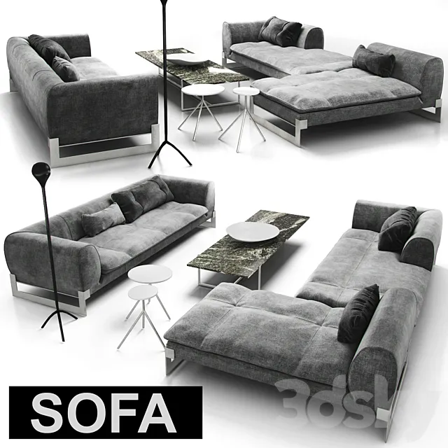 Sofa Baxter Viktor_d1 3DModel Sofa Baxter Viktor_d1 3DModel