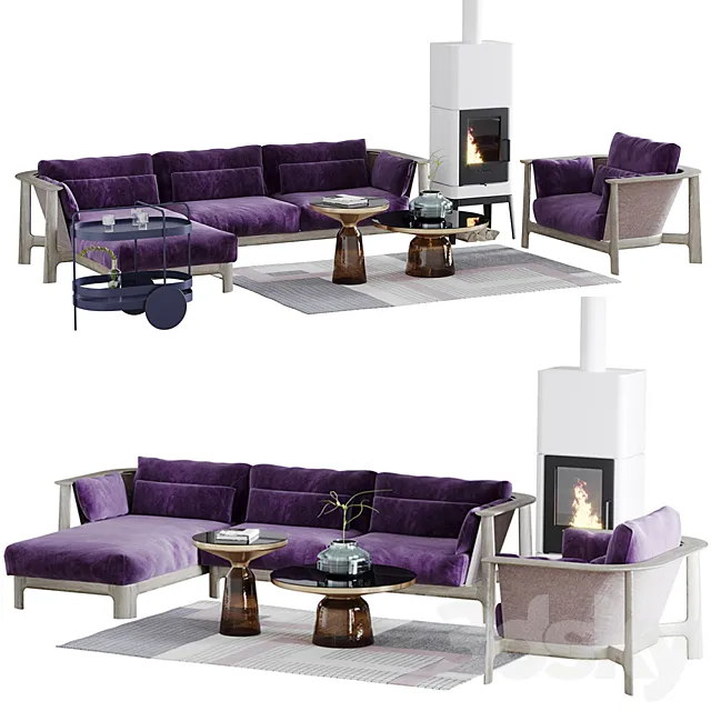 Sofa Bay Rosenthal Interieur 3DModel