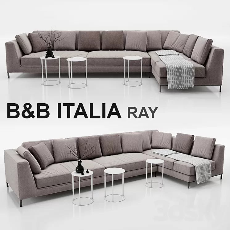 Sofa B&B ITALIA RAY 3D Model