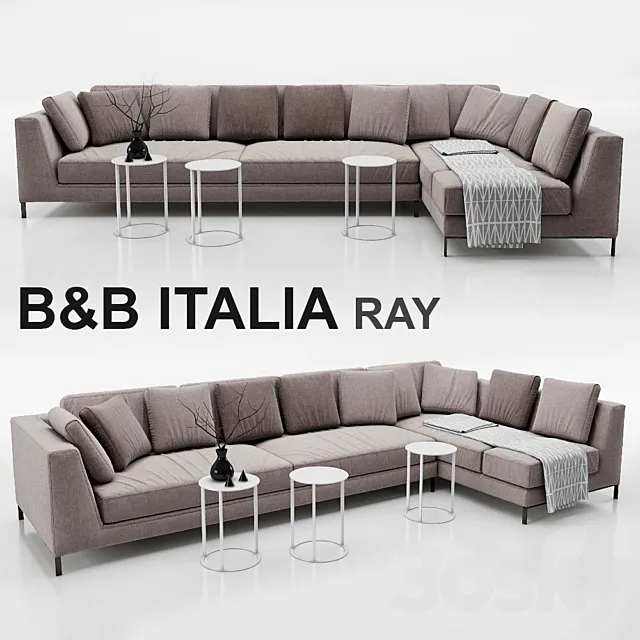 Sofa B&B ITALIA RAY 3DModel Sofa B&B ITALIA RAY 3DModel