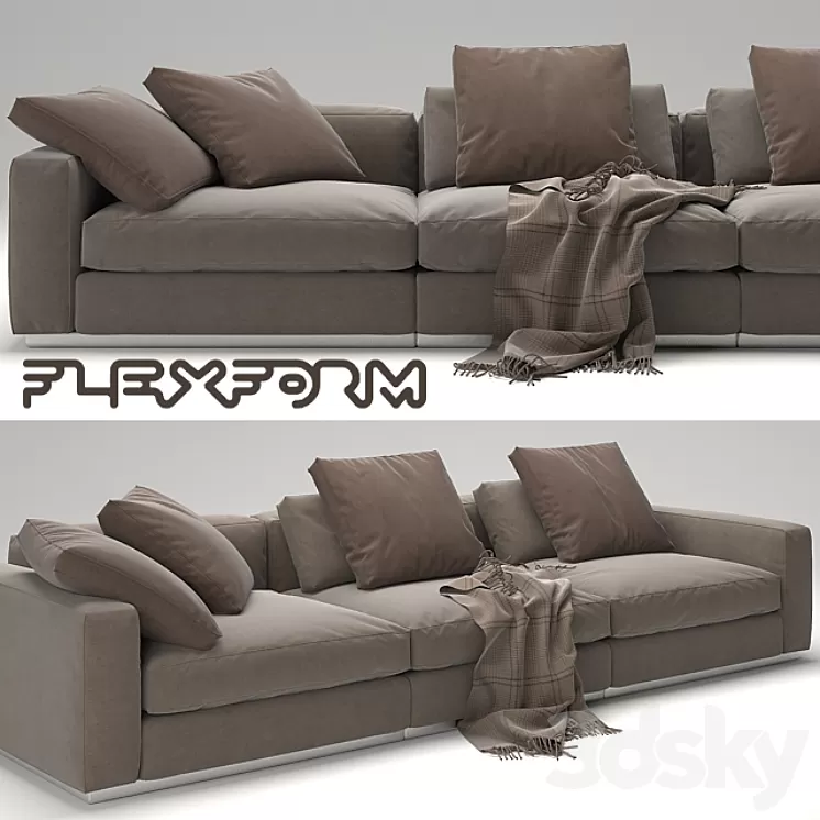 Sofa Beauty – Flexform 3D Model