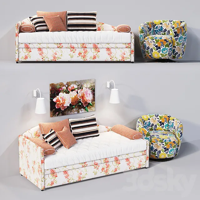 Sofa bed Anderssen HAGEN 3D Model