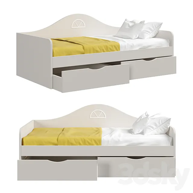 Sofa bed children’s series Amsterdam from the Mandarin factory 3D Model Sofa bed children’s series Amsterdam from the Mandarin factory 3D Model