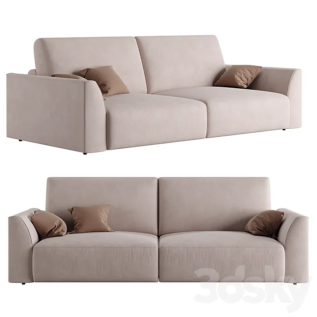 Sofa bed Hoff Seattle 3D Model Sofa bed Hoff Seattle 3D Model
