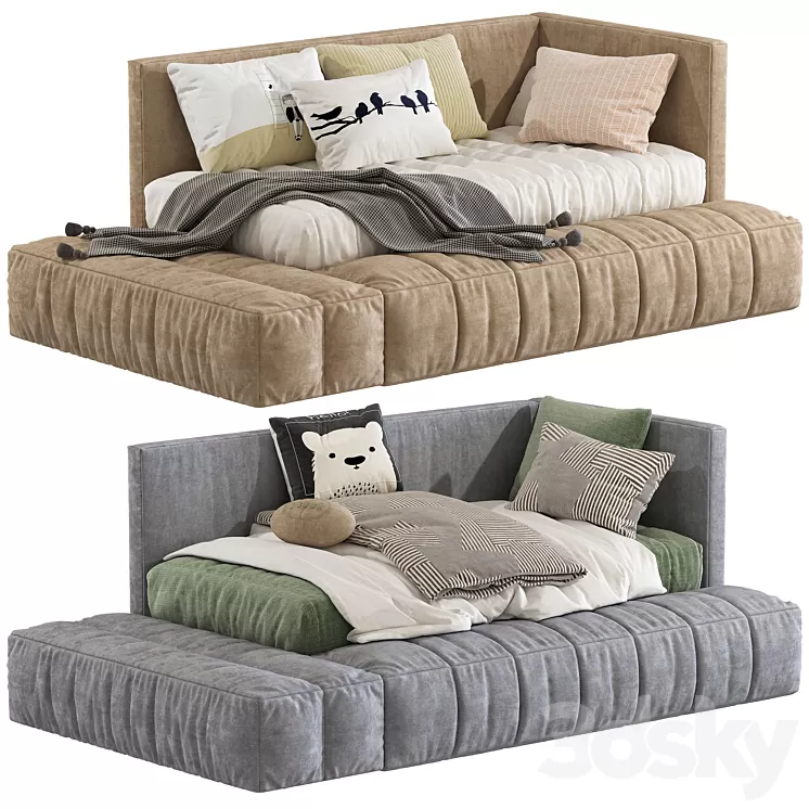 Sofa bed in modern style 260 3D Model Free Download Sofa bed in modern style 260 3D Model Free Download