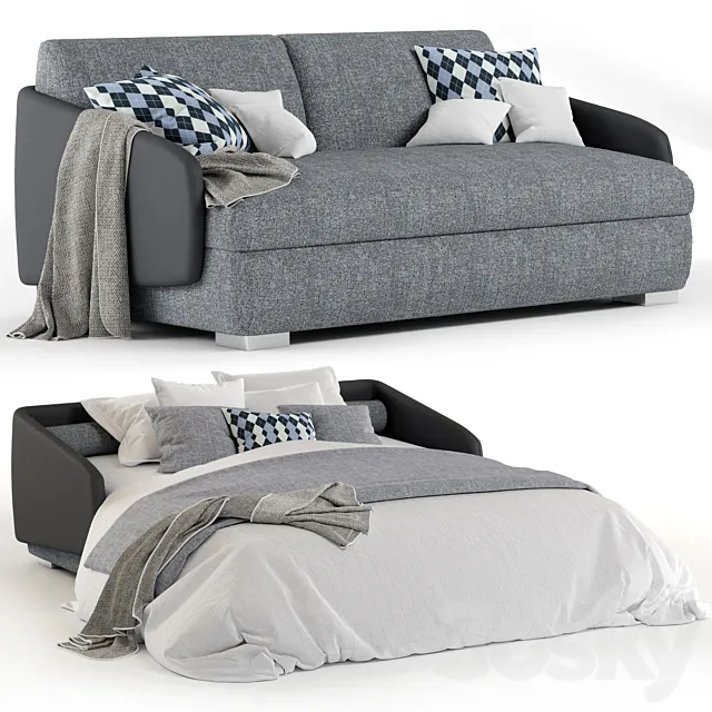 Sofa-bed MILANO-Vivien 3D Model Sofa-bed MILANO-Vivien 3D Model